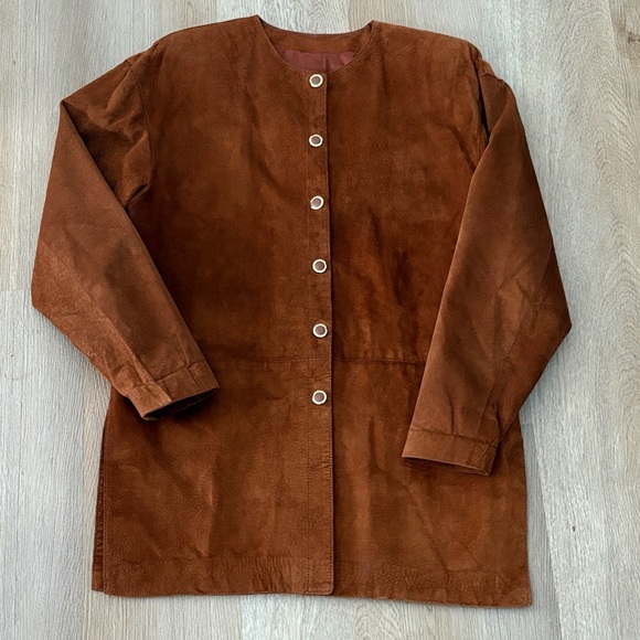Danier Jackets & Blazers - Danier Tan Suede Utility Jacket